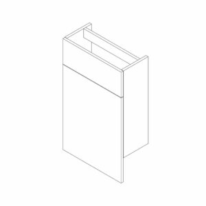 Stockton Slimline 500mm Back to Wall WC Kit