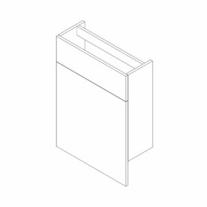 Stockton Slimline 600mm Back to Wall WC Kit