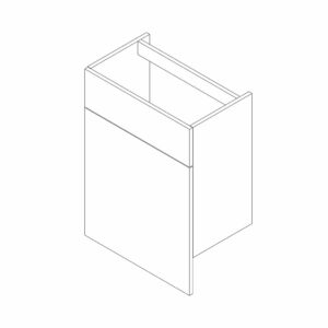 Stockton Standard 600mm Back to Wall WC Kit