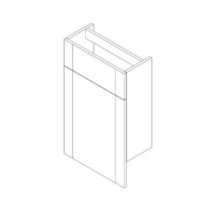 Gresham Slimline 500mm Back to Wall WC Kit