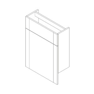 Gresham Slimline 600mm Back to Wall WC Kit