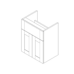 Gresham Standard 500mm 2 Door Basin Unit Kit