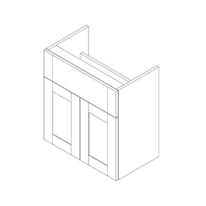 Gresham Standard 600mm 2 Door Basin Unit Kit